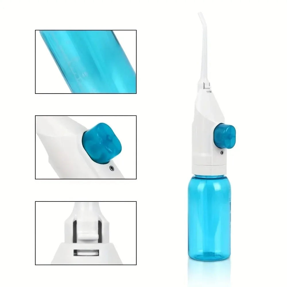Manual High Pressure Oral Irrigator for Home & Travel by HitMyNeed