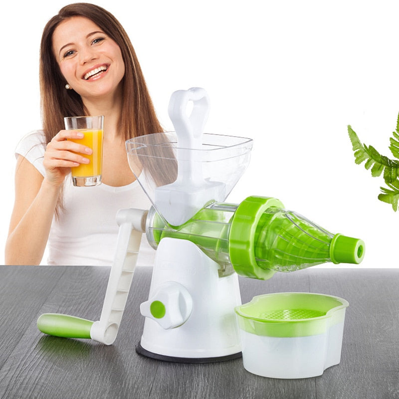 Manual Kitchen Juicer with Detachable Pulp Container by HitMyNeed