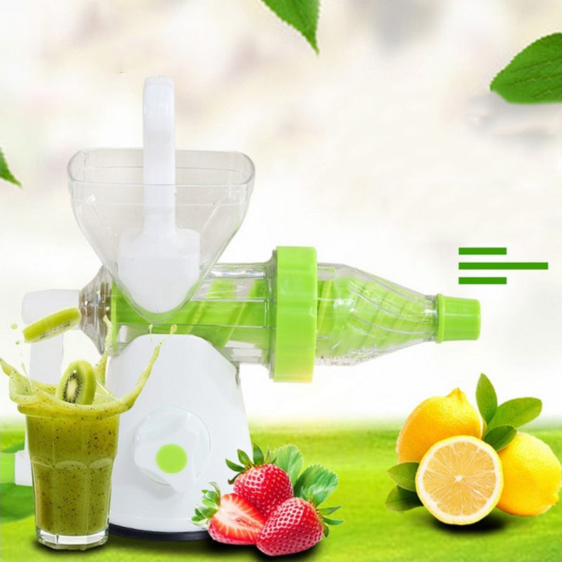 Manual Kitchen Juicer with Detachable Pulp Container by HitMyNeed