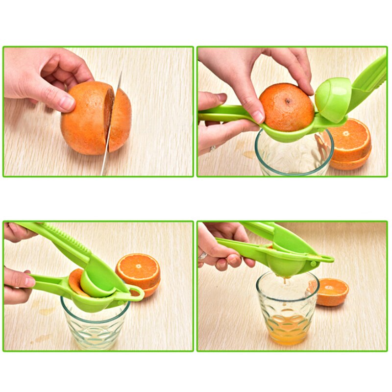 Manual Lime Squeezer Citrus Press, Plastic, 22.5 cm by HitMyNeed