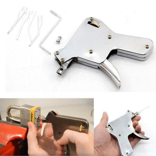 Manual Lock Pick Gun Kit with Blades & Wrench by HitMyNeed