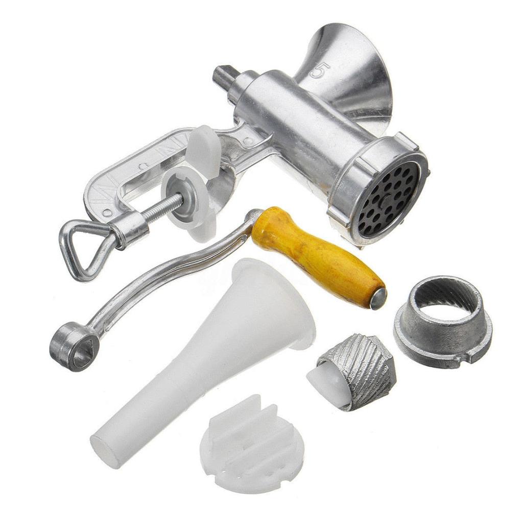 Manual Meat Grinder with Clamp & Accessories by HitMyNeed