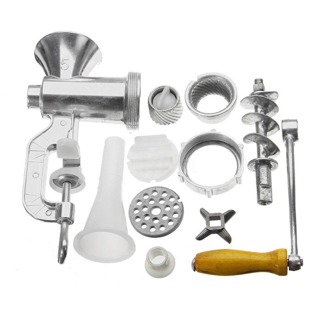Manual Meat Grinder with Clamp & Accessories by HitMyNeed