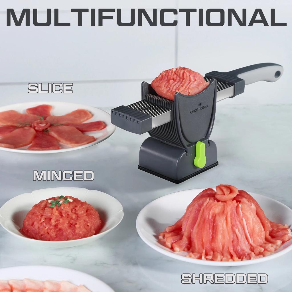 Manual Meat Slicer and Knife Set for Fresh Meat by HitMyNeed