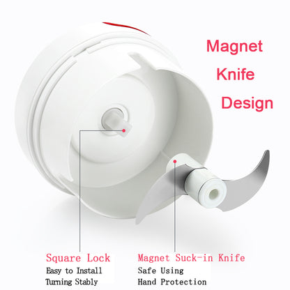 Manual Mini Food Chopper and Herb Mincer by HitMyNeed