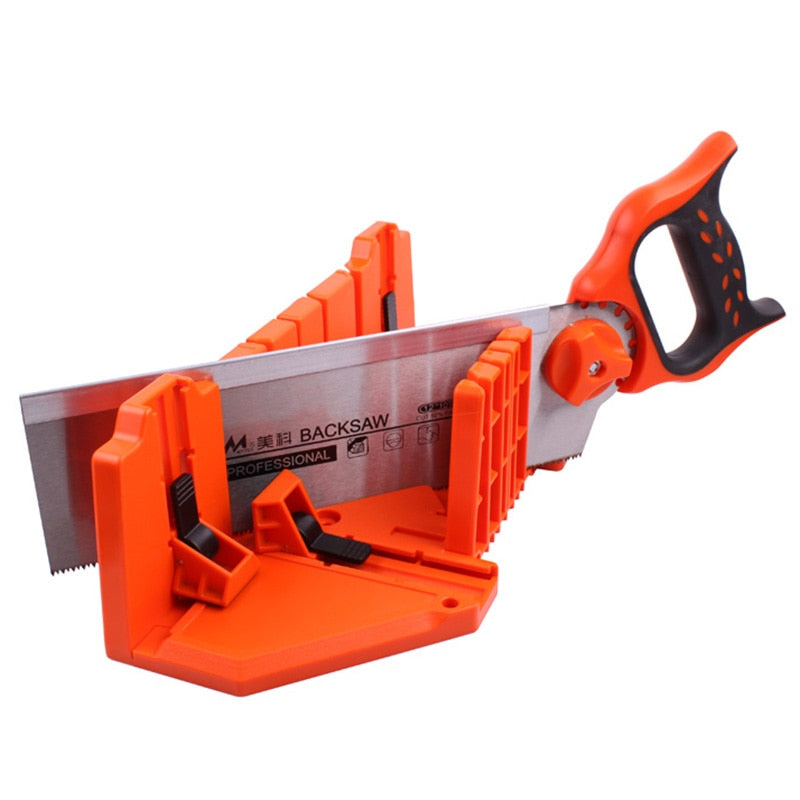 Manual Miter Box with Non-Slip Base, 45° & 22.5° Cuts by HitMyNeed