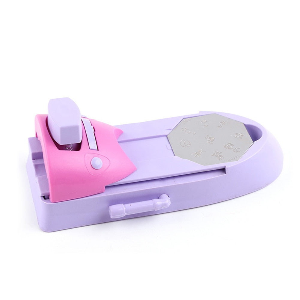 Manual Nail Art Printer Machine with 6 Plates by HitMyNeed