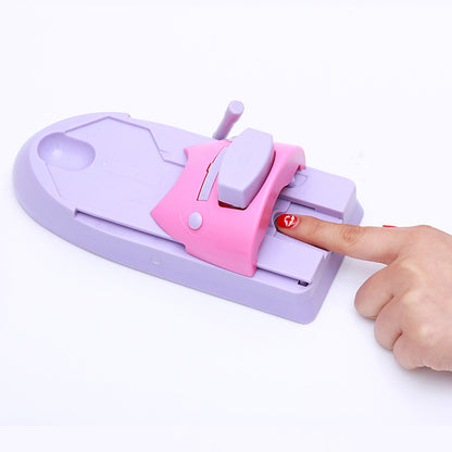 Manual Nail Art Printer Machine with 6 Plates by HitMyNeed