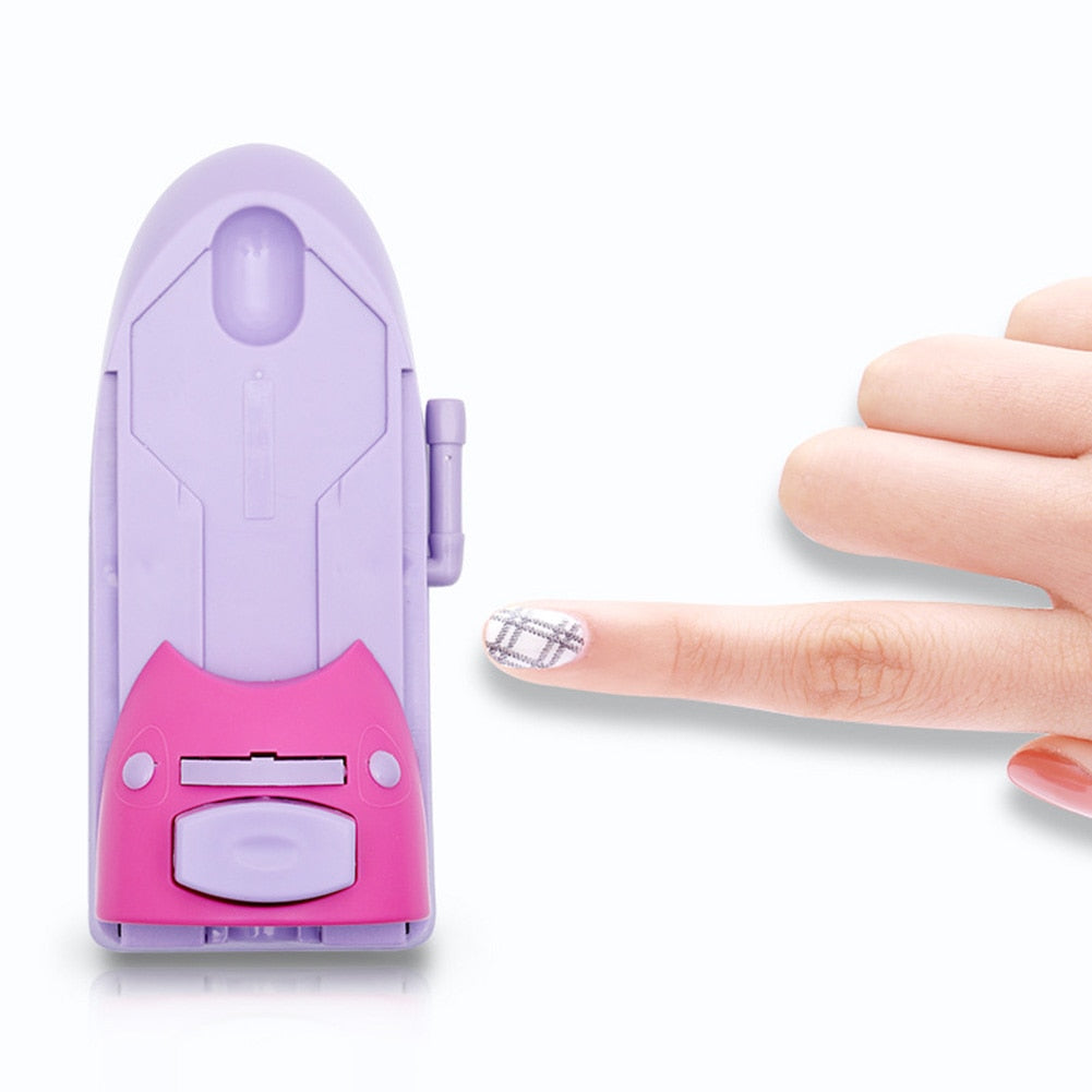 Manual Nail Art Printer Machine with 6 Plates by HitMyNeed