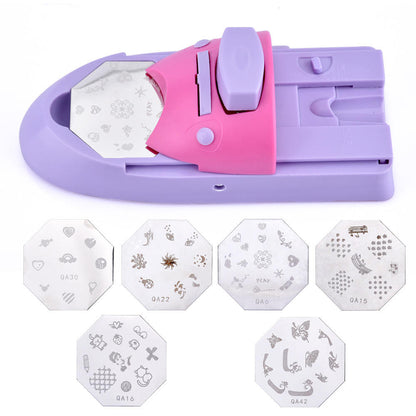 Manual Nail Art Stamping Machine Set by HitMyNeed
