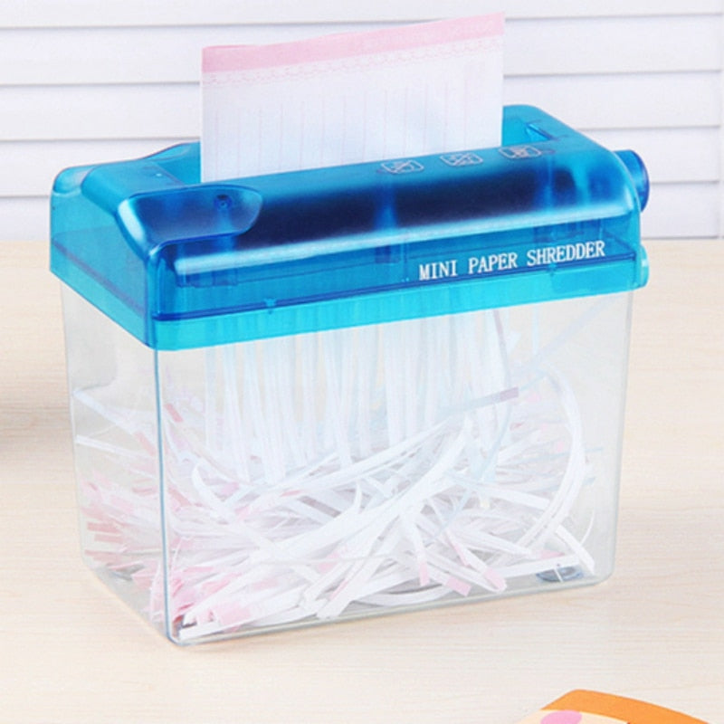Manual Paper Shredder with Hand Crank, 12.3cm Width by HitMyNeed