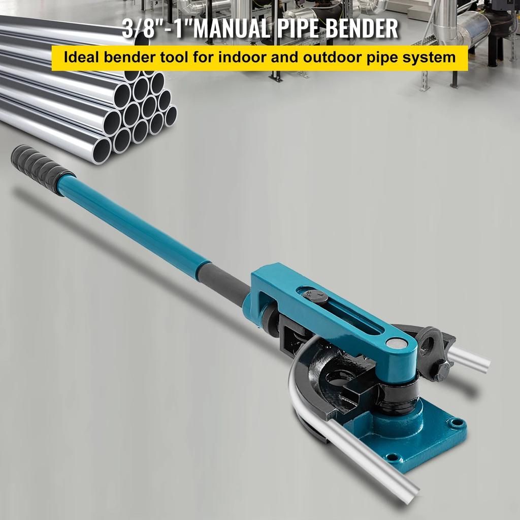 Manual Pipe Bender 10-25 mm, 3/8"-1" Lever Tube Bender by HitMyNeed