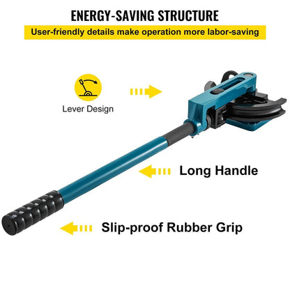 Manual Pipe Bender 10-25 mm, 3/8"-1" Lever Tube Bender by HitMyNeed