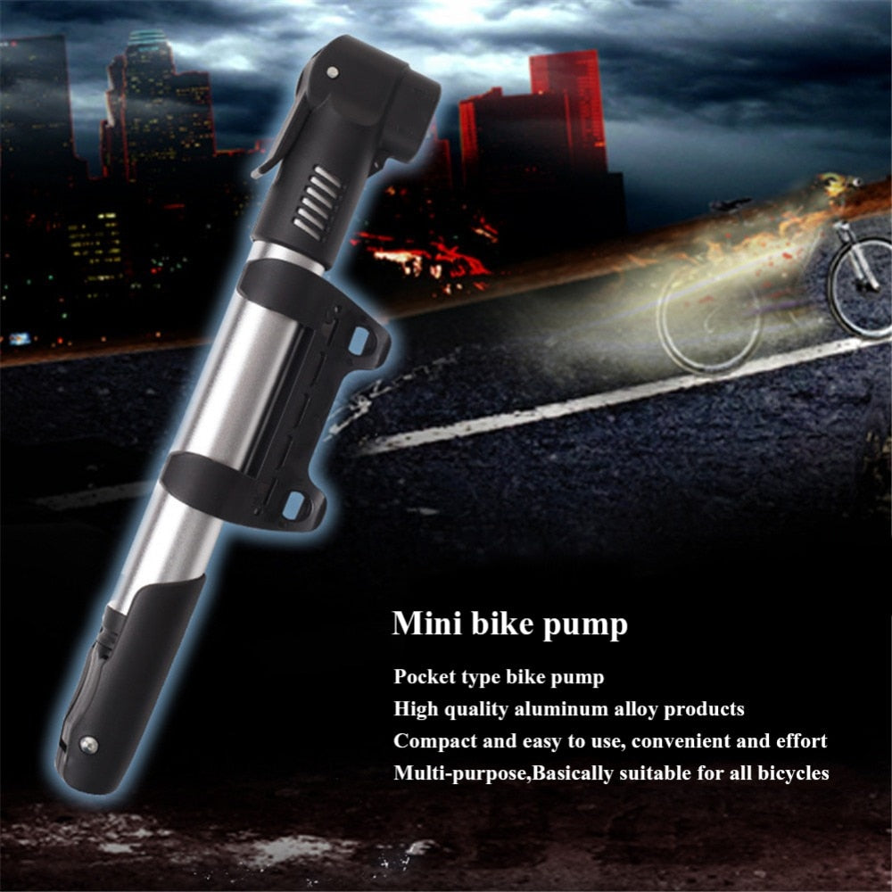 Manual Pocket Mini Bike Pump - Compact Hand Pump by HitMyNeed
