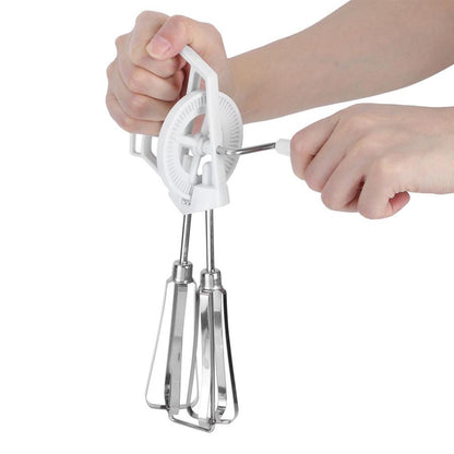 Manual Rotary Hand Crank Egg Beater Mixer by HitMyNeed