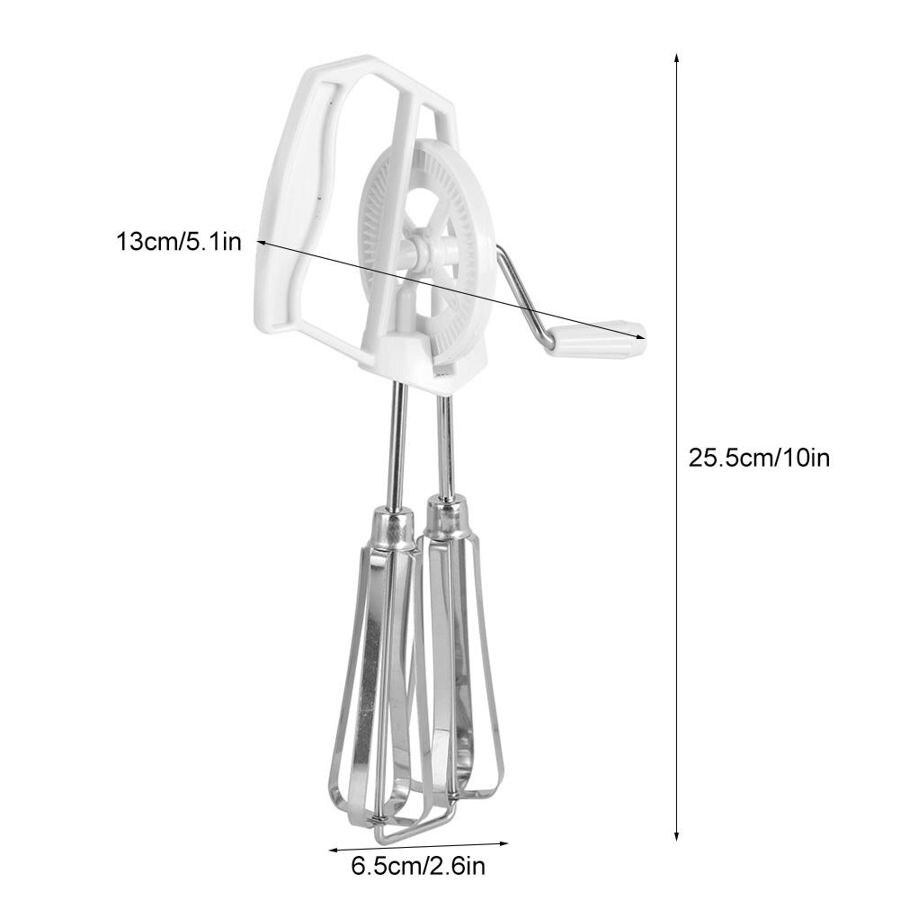 Manual Rotary Hand Crank Egg Beater Mixer by HitMyNeed