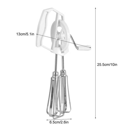 Manual Rotary Hand Crank Egg Beater Mixer by HitMyNeed