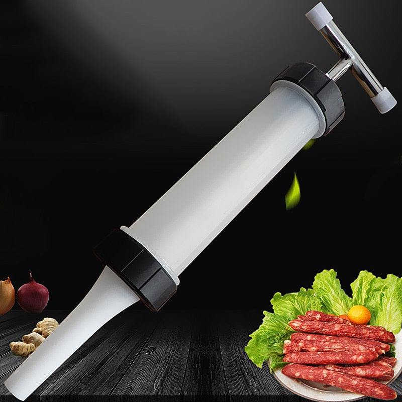 Manual Sausage Filler with Two Nozzles by HitMyNeed