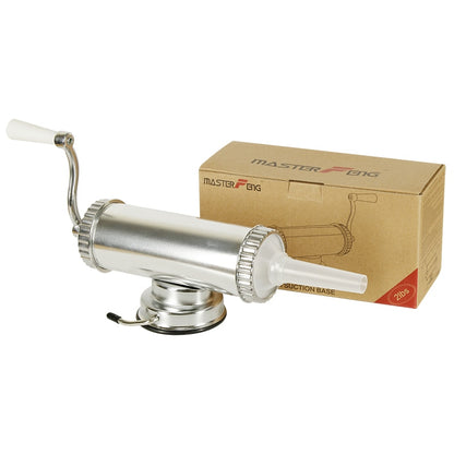 Manual Sausage Maker with 3 Filling Tubes, 1kg by HitMyNeed