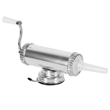 Manual Sausage Maker with 3 Filling Tubes, 1kg by HitMyNeed