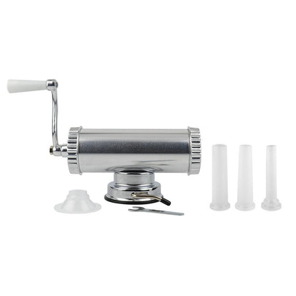 Manual Sausage Maker with 3 Filling Tubes, 1kg by HitMyNeed