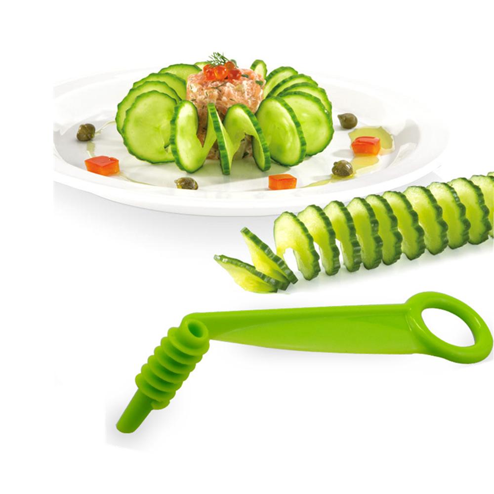 Manual Spiral Vegetable Cutter Slicer Tool by HitMyNeed