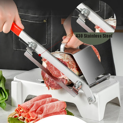 Manual Stainless Steel Bacon and Meat Slicer by HitMyNeed