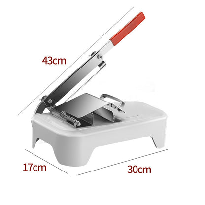 Manual Stainless Steel Bacon and Meat Slicer by HitMyNeed
