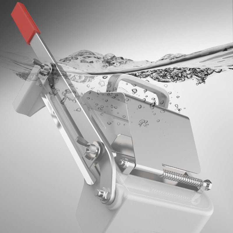 Manual Stainless Steel Bacon and Meat Slicer by HitMyNeed