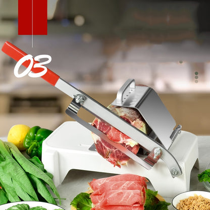Manual Stainless Steel Bacon and Meat Slicer by HitMyNeed