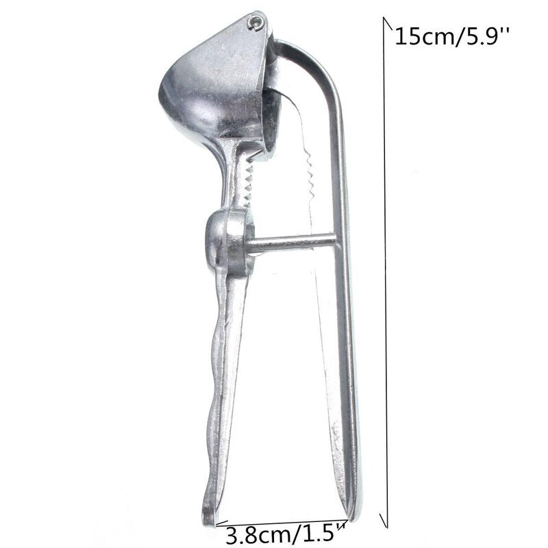 Manual Stainless Steel Garlic Press by HitMyNeed