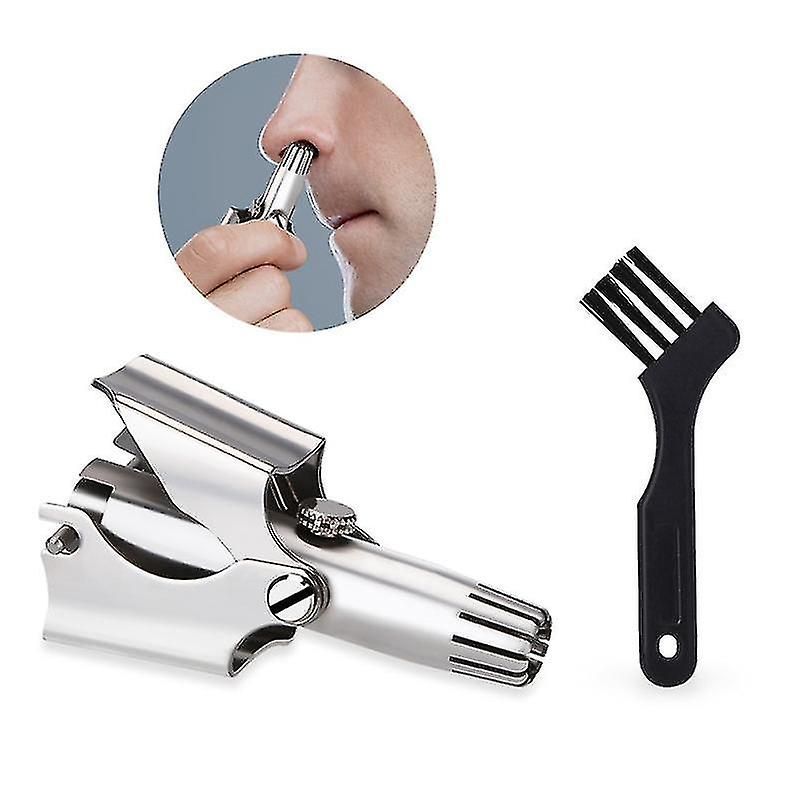 Manual Stainless Steel Nose & Ear Hair Trimmer by HitMyNeed