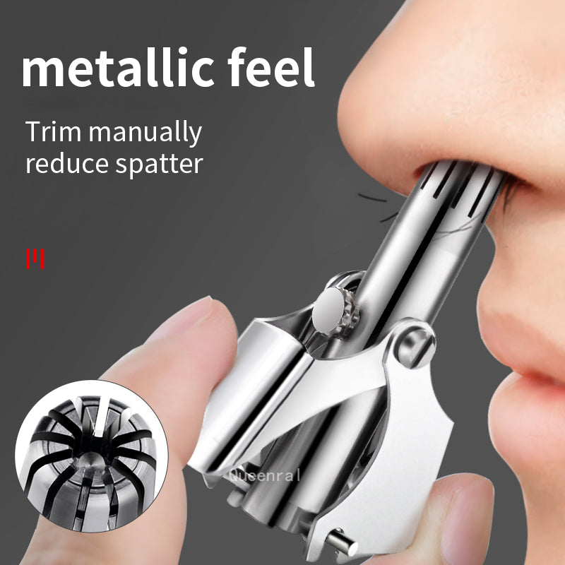 Manual Stainless Steel Nose & Ear Hair Trimmer by HitMyNeed