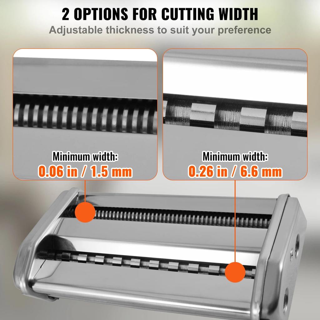 Manual Stainless Steel Pasta Maker Machine Set by HitMyNeed