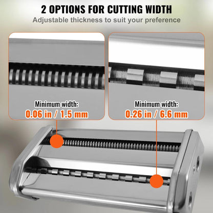 Manual Stainless Steel Pasta Maker Machine Set by HitMyNeed