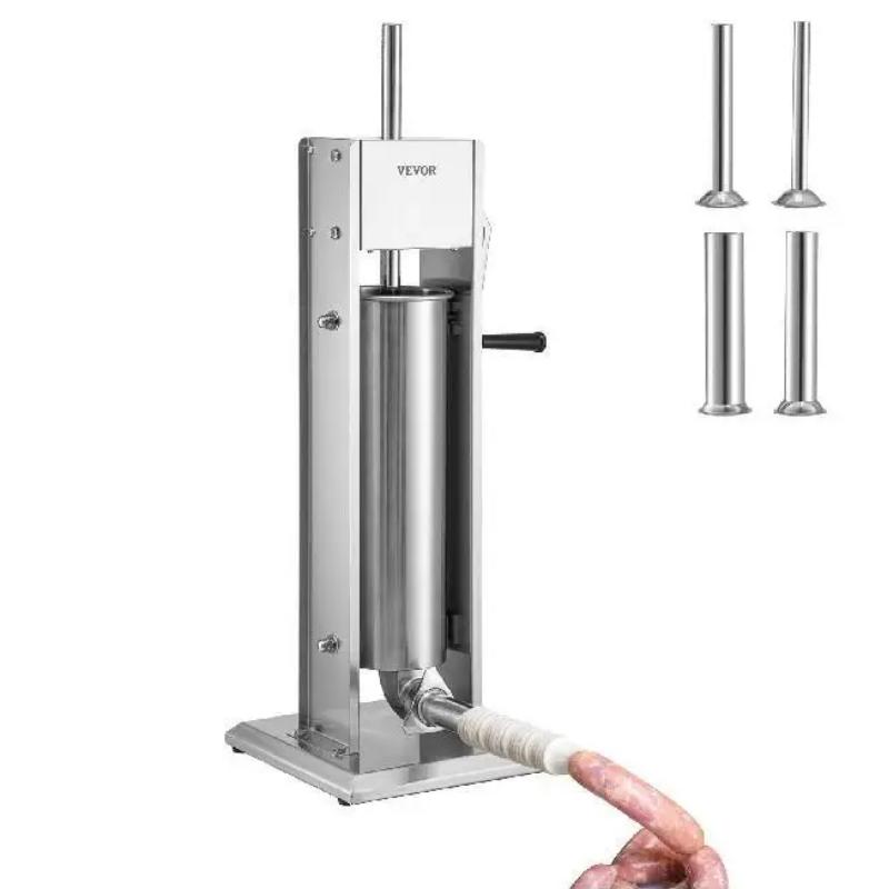 Manual Stainless Steel Vertical Sausage Stuffer 3-7L 5l by HitMyNeed