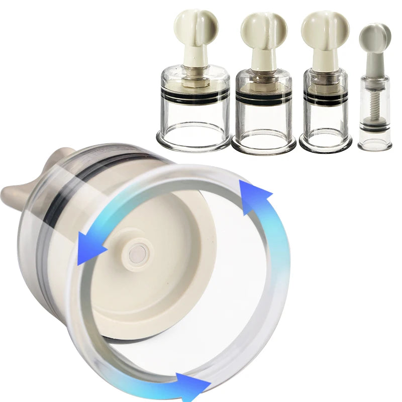 Manual Vacuum Cupping Set with Rotating Suction Cups by HitMyNeed