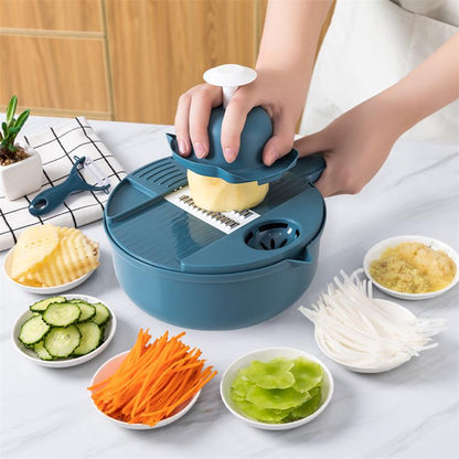 Manual Vegetable Chopper and Salad Shredder Set by HitMyNeed