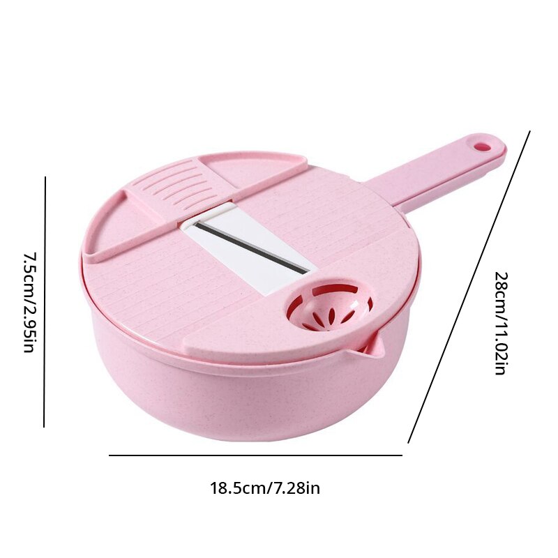 Manual Vegetable Chopper and Salad Shredder Set by HitMyNeed