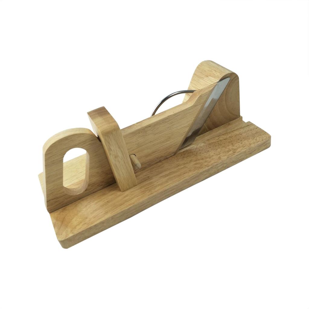 Manual Wooden Sausage Slicer Cutter by HitMyNeed