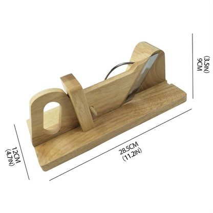 Manual Wooden Sausage Slicer Cutter by HitMyNeed
