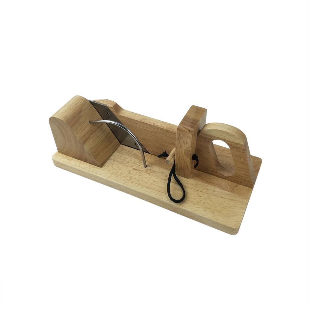 Manual Wooden Sausage Slicer Cutter by HitMyNeed