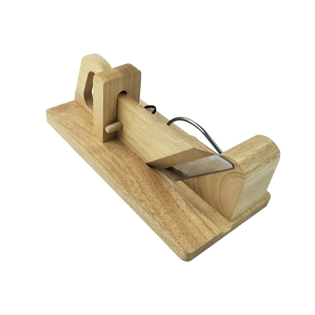 Manual Wooden Sausage Slicer Cutter by HitMyNeed