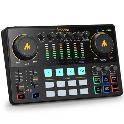 Maono AME2 All-in-One Podcast & DJ Audio Interface by HitMyNeed