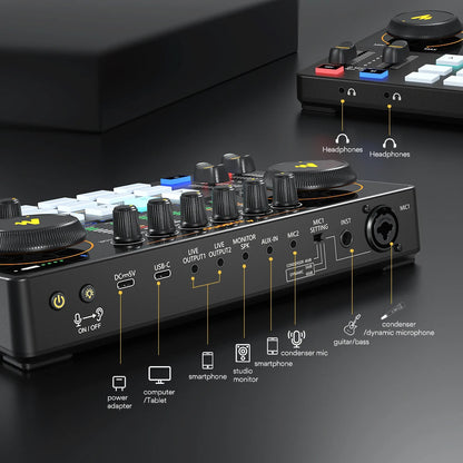 Maono AME2 All-in-One Podcast & DJ Audio Interface by HitMyNeed