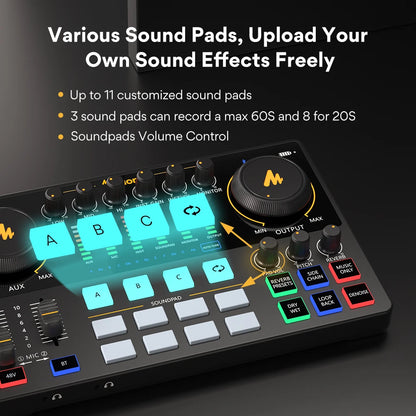 Maono AME2 All-in-One Podcast & DJ Audio Interface by HitMyNeed