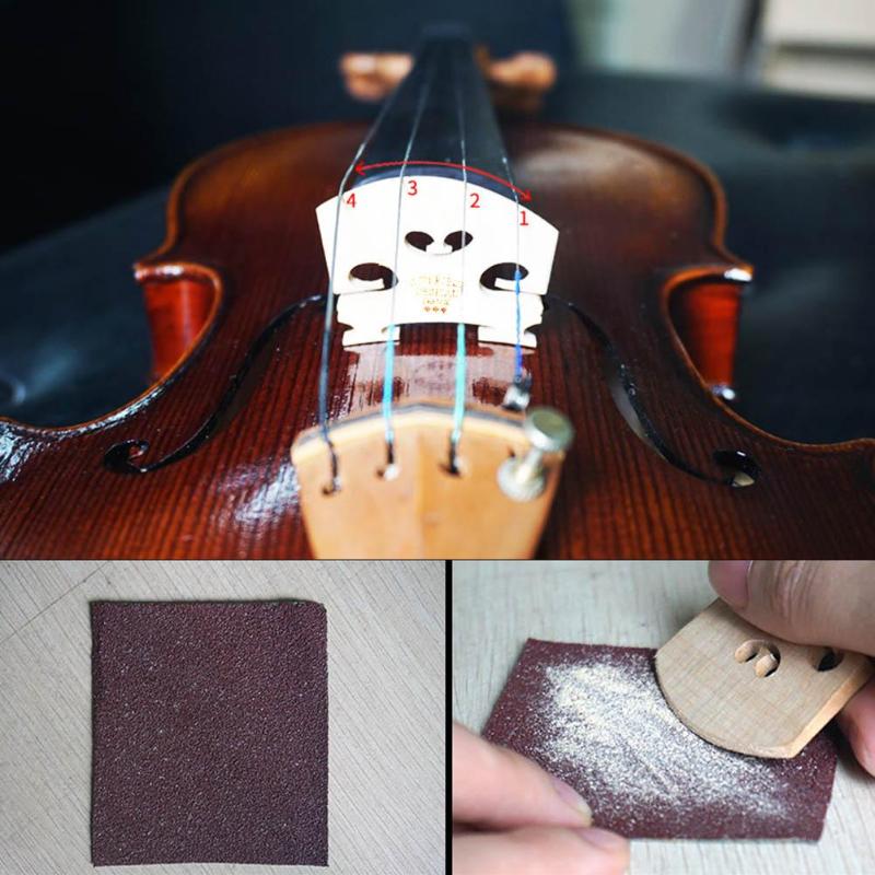Maple Violin Bridges 4/4-3/4 (Set of 4) by HitMyNeed