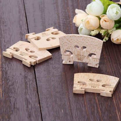 Maple Violin Bridges 4/4-3/4 (Set of 4) by HitMyNeed