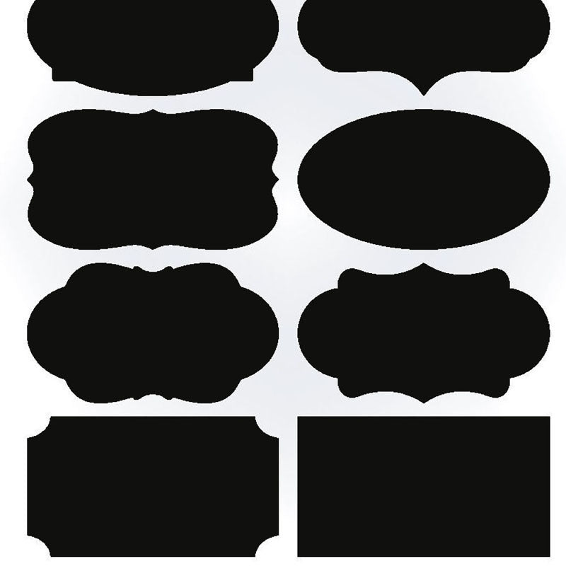 Mason Jar Chalkboard Labels Set of 40 Waterproof by HitMyNeed