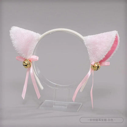 Masquerade Cat Ear Headband with Bell for Cosplay by HitMyNeed